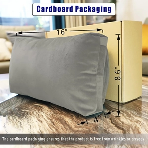 Gray velvet headrest pillow with adjustable non-slip base for neck support in car