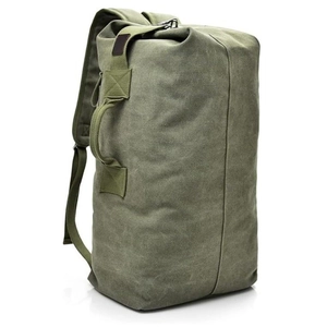 Large Capacity Canvas Travel Backpack For Men Women Outdoor Duffel Bag Wear Resistant Multi Functional Handbag Rucksack