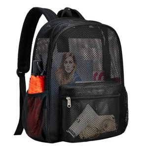 Heavy Duty Mesh Backpack Breathable Lightweight Daypack For Commuting Swimming Travel Beach Outdoor Sport Hiking Backpack