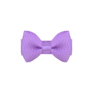 Handmade lavender grosgrain ribbon bow hair clip for children and baby girls