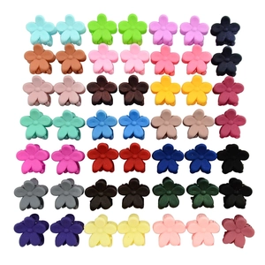 Mini Blumen Haarklammern Für Mädchen Kinder Harz Matt Macaron Kleine Haarnadeln Rutschfeste Haargreifer Haarschmuck