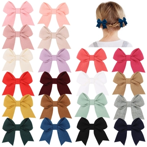 Dolce Grazioso Fermaglio per Capelli a Fiocco per Ragazze Fatto a Mano in Nastro Grosgrain di Poliestere Accessori per Capelli