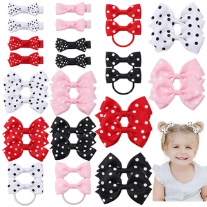 Bambine Mollette per Capelli a Fiocco Pois Elastici per Capelli in Grosgrain di Poliestere Accessori per Capelli Regalo