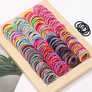 Elastici per Capelli in Tessuto Colorato ad Alta Elasticità Grande Capacità Cavi del Telefono Spirale per Ragazze Gioielli