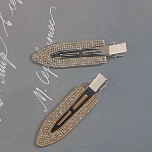 Eleganti fermagli per capelli in metallo oro e argento con strass scintillanti