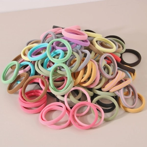 15-piece set of colorful high-elastic hair ties in 5.5cm diameter for women hair styling