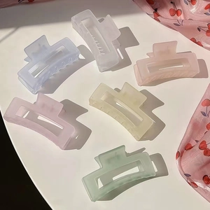 Lot de 6 pinces à cheveux mates aux couleurs pastel macaron pour femmes et filles