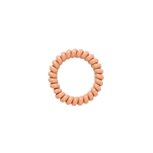 Elastic peach telephone wire hair coil spiral headband for women high durability