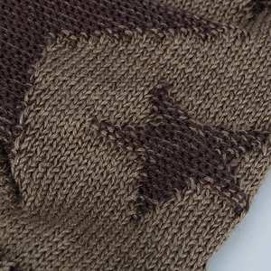 Winter knitted beanie for men with warm fleece lining and star pattern stitching