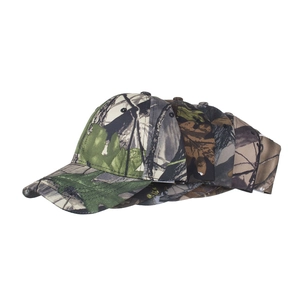 Outdoor camouflage baseball caps for men in various jungle and leaf patterns