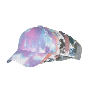 Tie-dye baseball cap collection in six colors for men and women stylish casual headwear