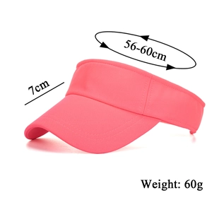 Pink breathable mesh sun visor hat for golf and outdoor activities with adjustable fit