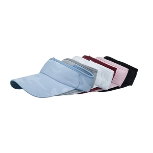 Breathable camo sun visor hats in multiple colors for sports and outdoor protection