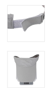 Lightweight grey mesh sun visor hat weighing only 56.3g with adjustable strap closure