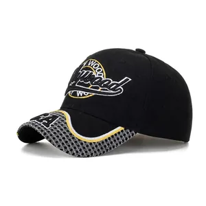 Casquette de Baseball avec Broderie de Lettres Hollywood CA Protection Solaire Respirante Réglable Mode Streetwear Chapeau Homme Femme