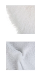 Detail view showing soft faux fur and thick fleece lining of the winter thermal hat