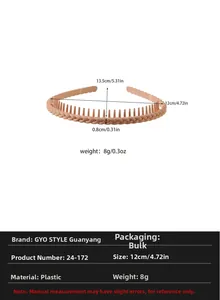 Close-up of matte pink headband showing non-slip teeth and lightweight plastic texture
