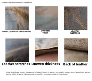 Macro close-up showing natural textures and grain details of premium top-grain cowhide leather