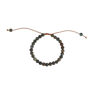 Handgemaakte bohemian koppelarmband met natuurlijke turquoise kralen en verstelbaar koord
