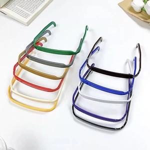 Sunglasses Style Square Headband For Thick Curly Hair Minimalist Plastic Anti-Slip Hair Band Headwear For Women