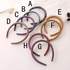 Elegant paisley satin headbands in 8 colors with a premium vintage oriental style