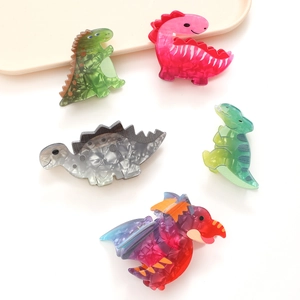 Simpatiche Pinze per Capelli a Forma di Dinosauro in Acrilico Acetato Accessori per Capelli Alla Moda Clip per Capelli Donna