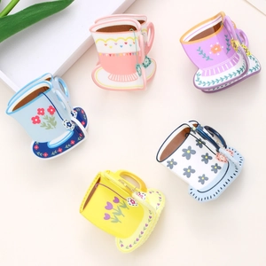 Kreative Kaffeetasse Acryl Haarklammer Niedlich Mini Klein Teetasse Haarclip Blumen Herz Muster Süßes Haar Accessoire Für Damen Mädchen