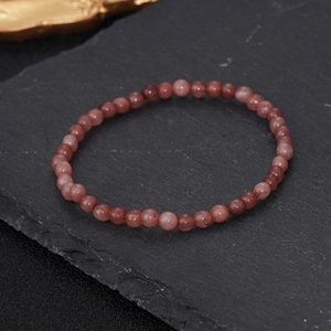 Natural Stone Beaded Bracelet Energy Healing Beads Elastic String Bracelet For Women Men Daily Casual Jewelry Gift