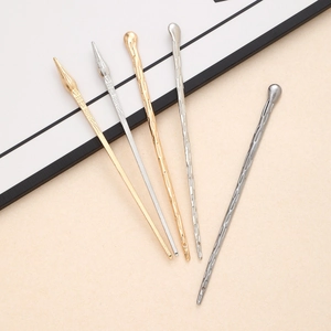 Bacchetta per Capelli in Lega di Metallo Stile Antico Minimalista Motivo Martellato a Spirale per Donna Accessori Hanfu