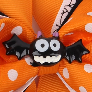 Halloween swallowtail bow hair clip with cute cartoon bat for girls hair accessories