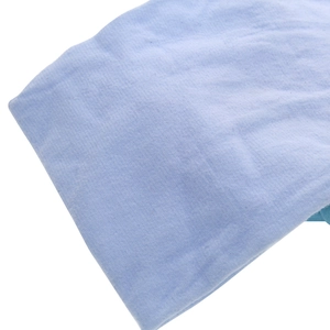 Bandeau élastique bleu clair pour bébé en nylon avec texture tricotée souple et motif floral