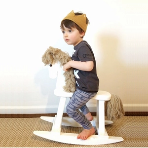 Knitted crown hat for kids with sequins and rhinestones for birthday celebrations
