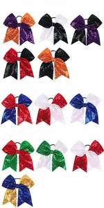 Ensemble détaillé de nœuds à paillettes pour Halloween, Noël et fêtes thématiques