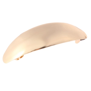 Minimalist Large Shiny Metal Hair Clip Simple French Style Alloy Gold Silver Side Clip For Women Daily Hair Accessories