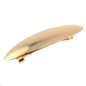 Minimalist Alloy French Barrette Hair Clip For Women Geometric Smooth Metal Spring Clip Polished Gold Silver Rose Gold Fashion Hair Accessories