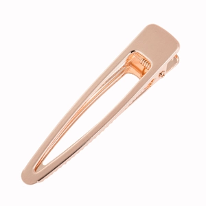 Minimalist Alloy Metal Hair Clip Slender Hollow Brushed Duckbill Alligator Clip For Women Fashion Hair Styling Accessories