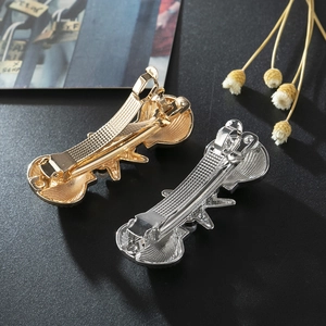 Barrettes élégantes dorées et argentées en forme d'étoile de mer et de coquillage
