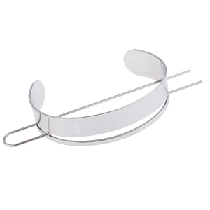 Ensemble pince à cheveux et épingle en métal argenté poli pour chignon style minimaliste