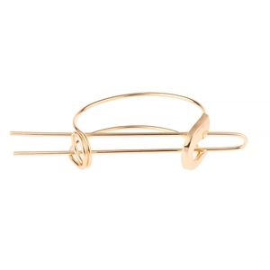 Pic à Cheveux Minimaliste en Alliage en U Géométrique Métallique en Arc Épingle à Cheveux Élégant Accessoire pour Femmes Mariage