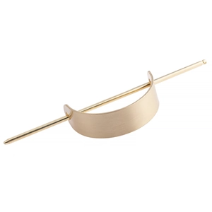 Minimalist Metal Geometric Hair Stick Set For Women Vintage Brushed Hollow Hairpin Simple Long Pin Hair Cage Accessory