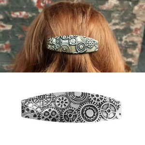 Vintage Steampunk Mechanical Gear Hair Clip Retro Industrial Style Alloy Metal Bobby Pin Hair Slide For Women Girls Accessory