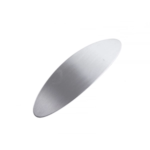 Minimalist Silver Alloy Brushed Oval Hair Clip For Women Geometric Small Metal Hairpin Elegant Metal Hair Accessories Gift