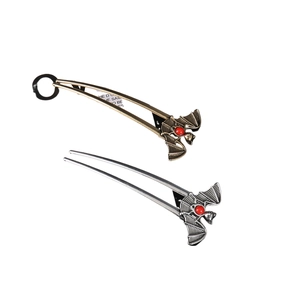 Gothic Bat Hair Stick Alloy Metal Hairpin Vintage Punk Dark Style Hair Accessories For Women Halloween Party Jewelry