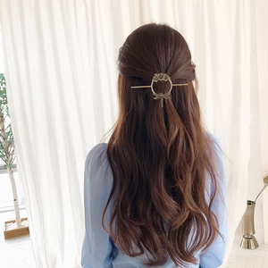 Vintage Alloy Sunflower Dragonfly Hair Stick For Women Hollow Round Hairpins Electroplated Metal Hair Accessories Jewelry Gift