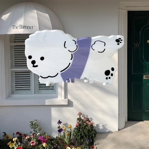 Süße Teddy Hund Acetat Haarklammer Für Damen Cartoon Bichon Frise Tierform Haarspange Große Haarklammer Mode Haarschmuck