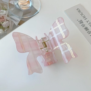 Cute Cartoon Animal Acetate Hair Claw Clips Creative Light Bulb Butterfly Hairpins Adorable Cat Pig Dog Shape Hair Accessories For Women Girls