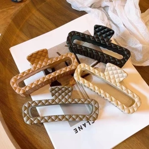 Molla per Capelli Trapuntata Opaca Grande 13cm Texture a Rombi Semplice Moda Accessorio per Styling Capelli Donna Capelli Folti