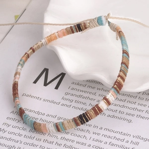 Handgefertigtes Bohemian Mehrfarbiges Geflochtenes Armband Verstellbarer Ethno-Stil Freundschaftsband Schmuck Für Damen Herren