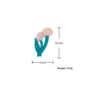 Dimensioni dettagliate della molletta a tulipano con 10,5 cm di lunghezza e peso 27,4 g