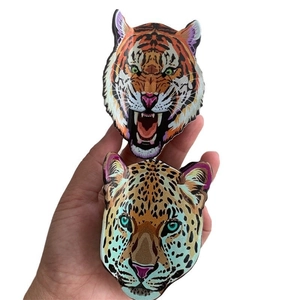Pinces à cheveux avec imprimés léopard et tigre, accessoires de mode élégants pour femme